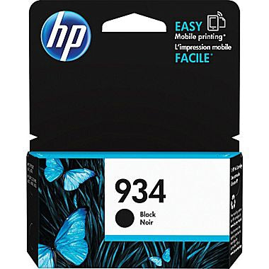 HP 934 (C2P19AN) Black Original Ink Cartridge (400 Yield)