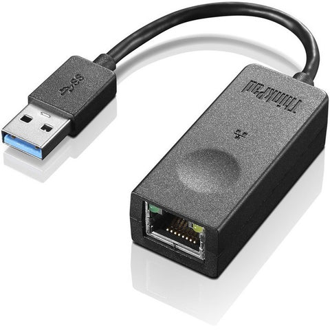 Lenovo Lenovo ThinkPad - Network adapter - USB 3.0 - Gigabit Ethernet - black - for IdeaPad 3 14, ThinkBook 14s Yoga G2 IAP, ThinkPad T14s Gen 3, V50t Gen 2-13